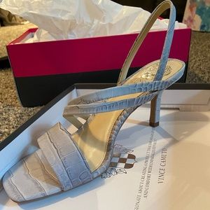 Vince Camuto pale blue dress shoes